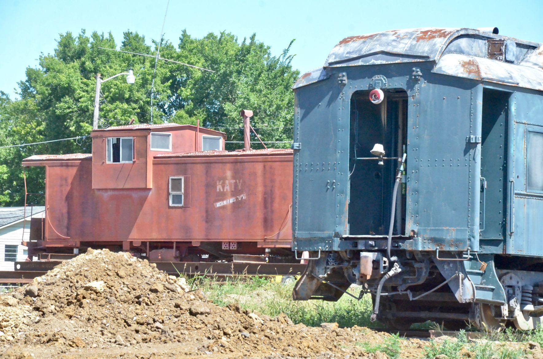 Train depot moved to new home